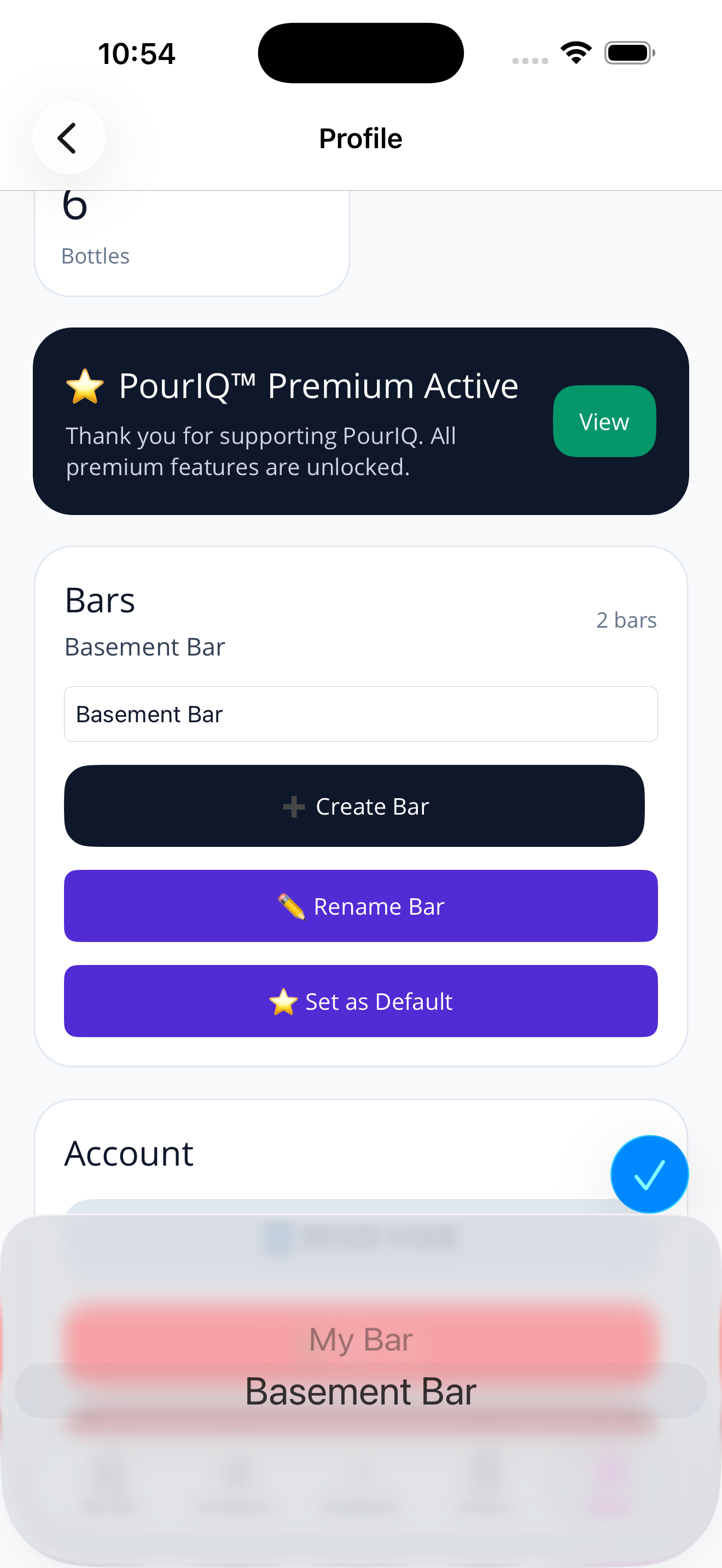 PourIQ inventory across multiple home bars